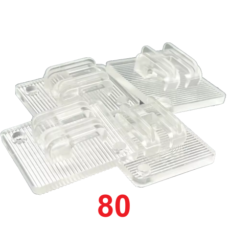 Zaczep do siatek na balkon okno montaż bez wiercenia 80 sztuk